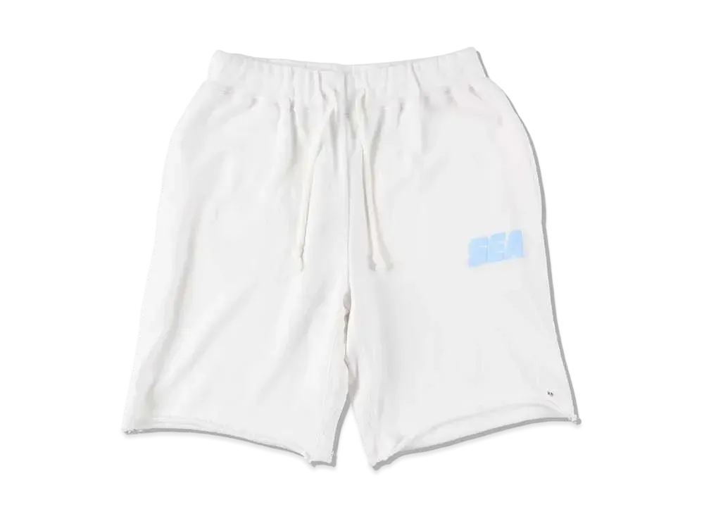 SNKRDUNK × WIND AND SEA Sweat Shorts SEA "White/Blue"