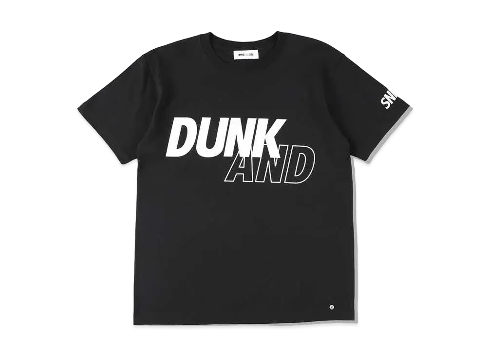 SNKRDUNK × WIND AND SEA Tee DUNK "Black/White"