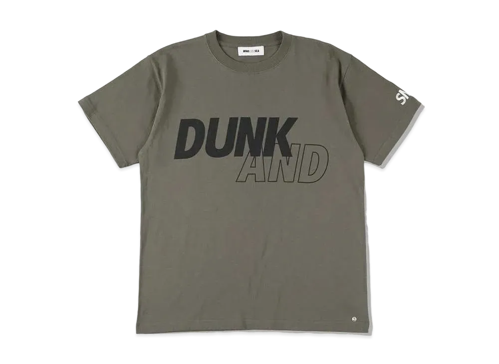 SNKRDUNK × WIND AND SEA Tee DUNK "Khaki/Black"