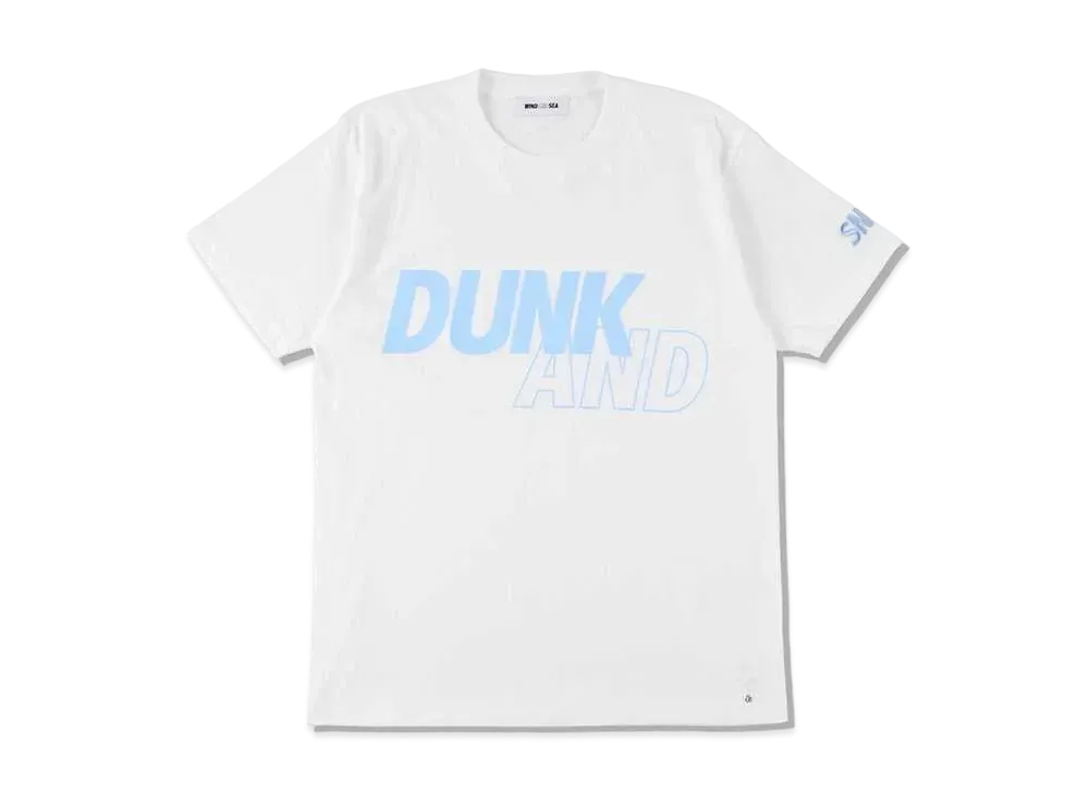SNKRDUNK × WIND AND SEA Tee DUNK "White/Blue"