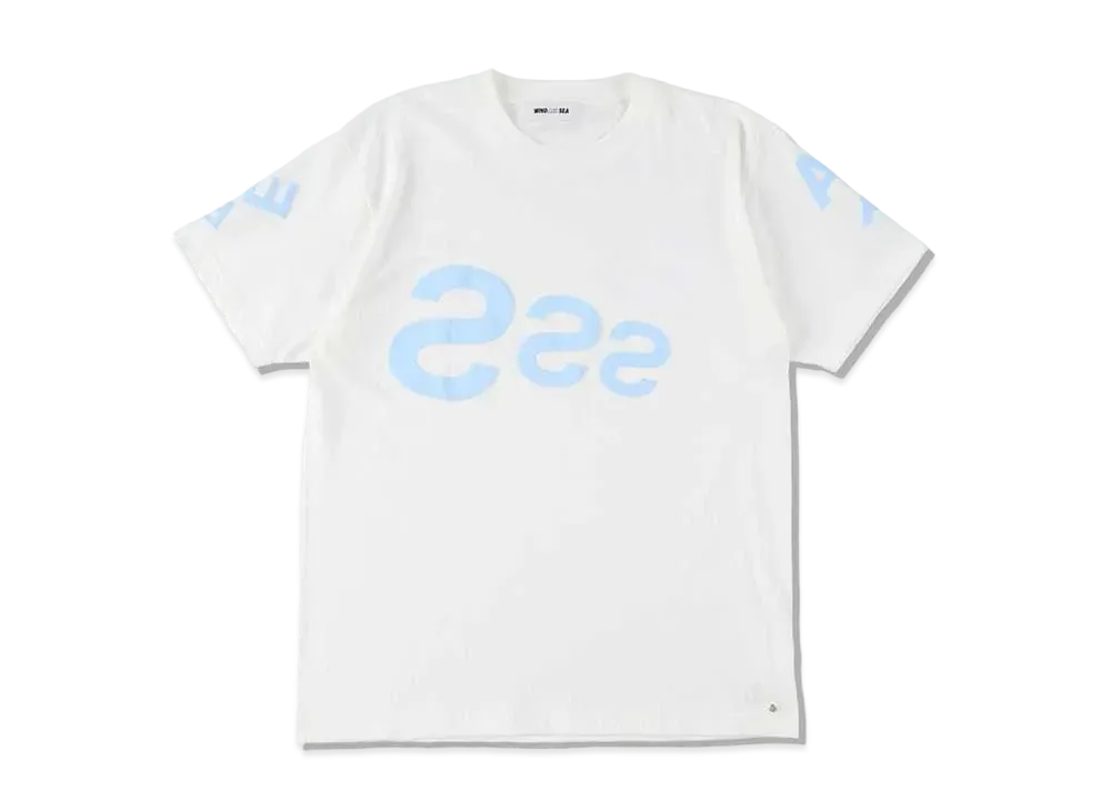 SNKRDUNK × WIND AND SEA Tee AAAEEESSS "White/Blue"