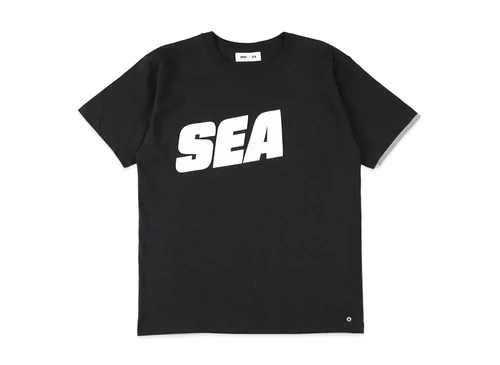SNKRDUNK × WIND AND SEA Tee SEA "Black/White"