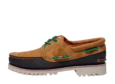 A BATHING APE × Timberland 3 eye Classic Lug "Brown/Black"