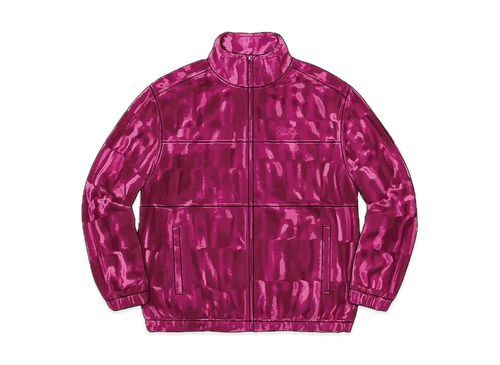 Supreme Velour Track Jacket "Pink"