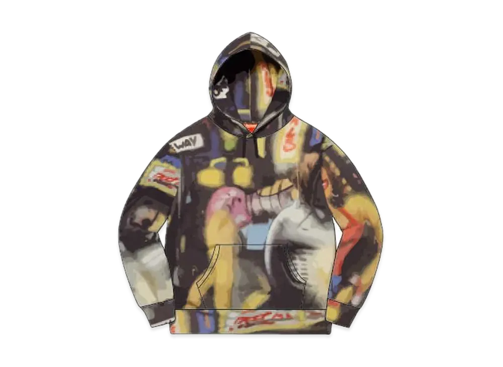 Supreme Lady Pink/Supreme Hooded Sweatshirt "Multi"