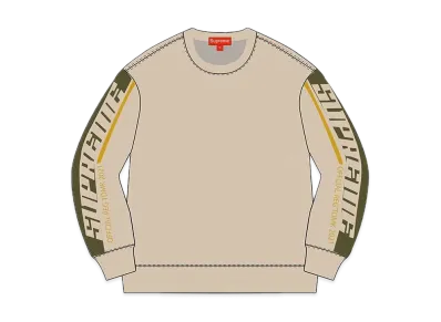 Supreme Sleeve Stripe Sweater "Tan"
