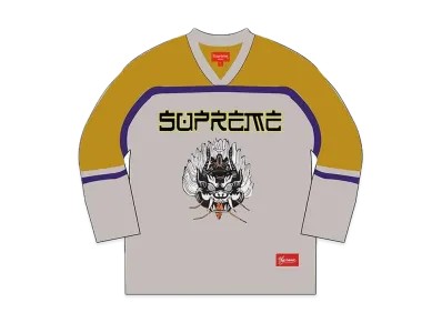Supreme Demon Hockey Jersey "Grey"