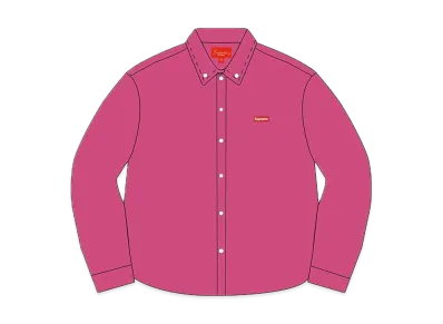 Supreme Small Box Twill Shirt "Pink"