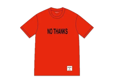 Supreme No Thanks S/S Top "Red"