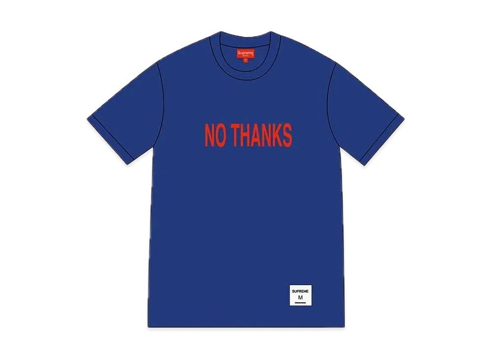 Supreme No Thanks S/S Top "Dark Royal"