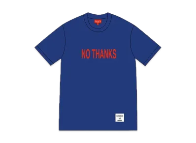 Supreme No Thanks S/S Top "Dark Royal"