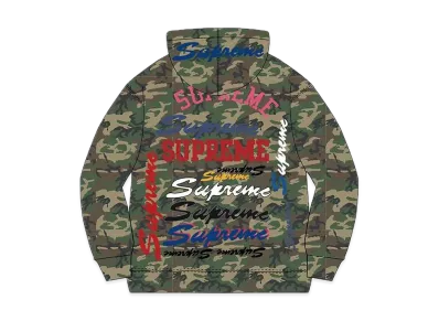 Supreme Multi Logo Hooded Sweatshirt "Camo"
