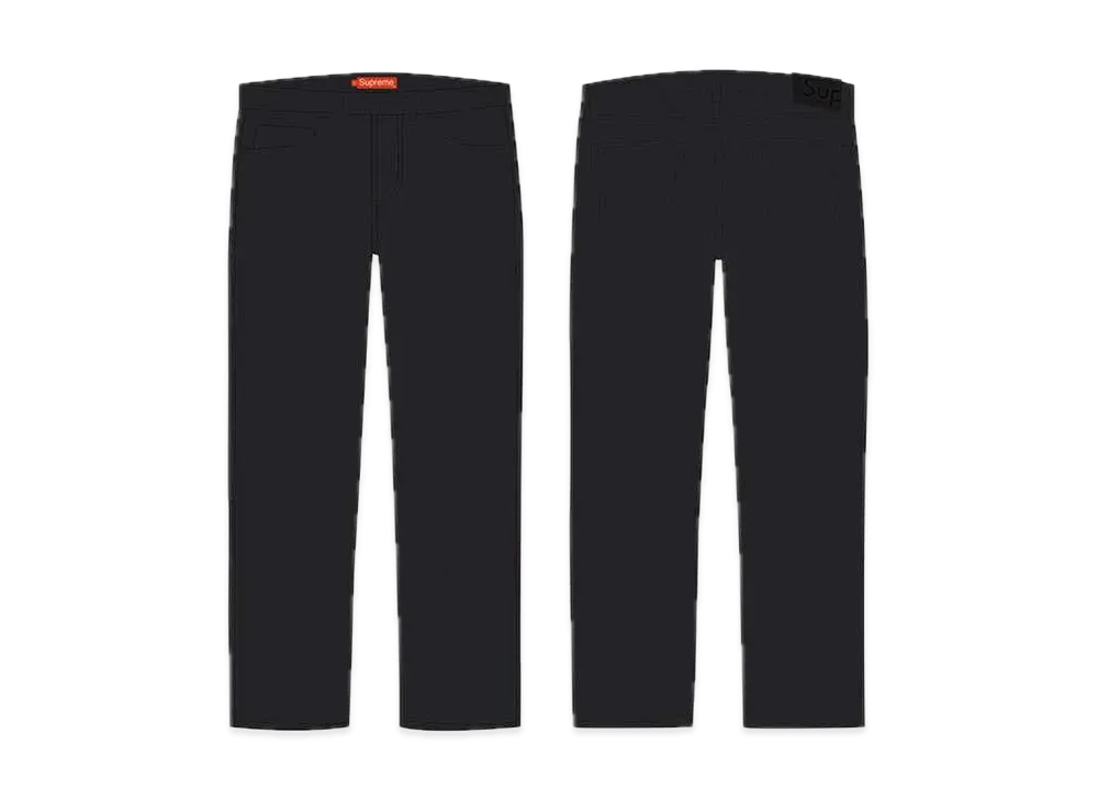 Supreme Stone Washed Black Slim Jean "Black"(21FW)