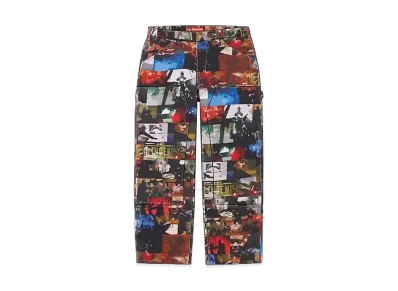 Supreme Nas and DMX Collage Double Knee Denim Painter Pant "Multi"