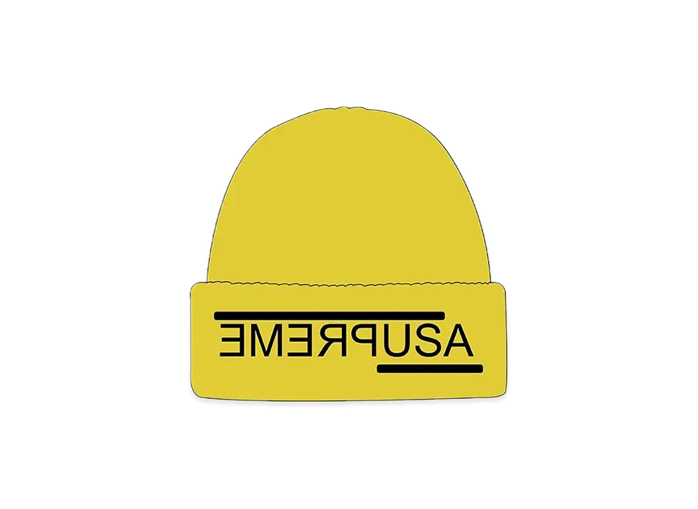 Supreme USA Beanie "Yellow"
