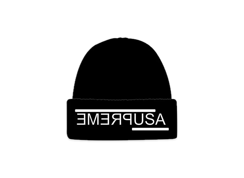 Supreme USA Beanie "Black"