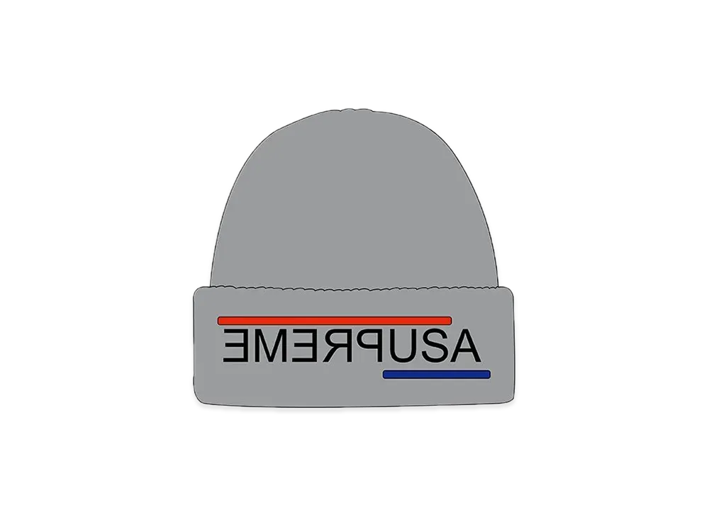 Supreme USA Beanie "Grey"