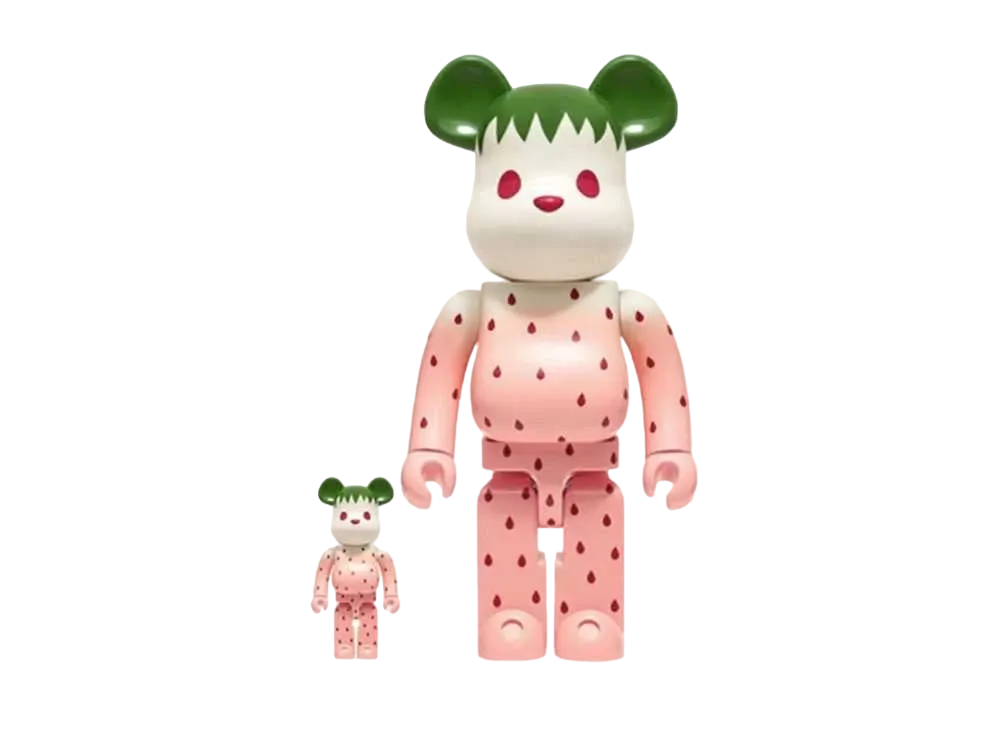 Bearbrick CLOT SUMMER FRUITS SNOW STRAWBERRY 100% & 400%