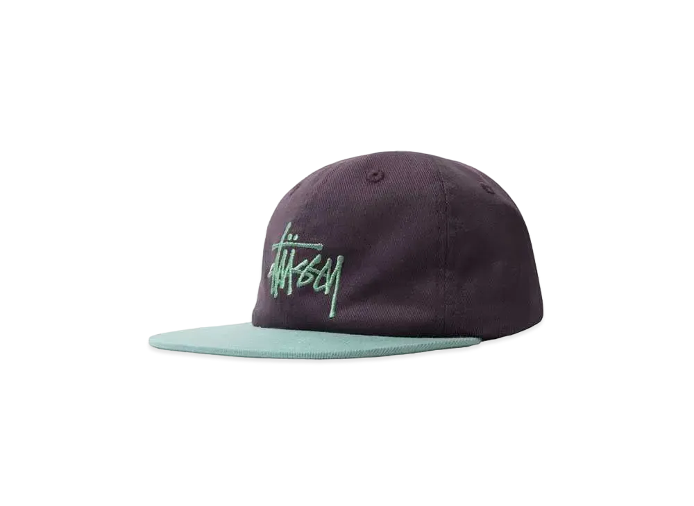 Stussy 2TONE TEAM STRAPBACK CAP "Eggplant"