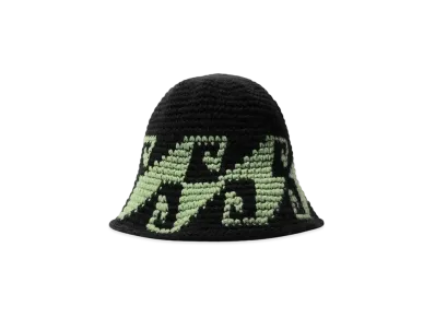 Stussy WAVES KNIT BUCKET HAT "Black"