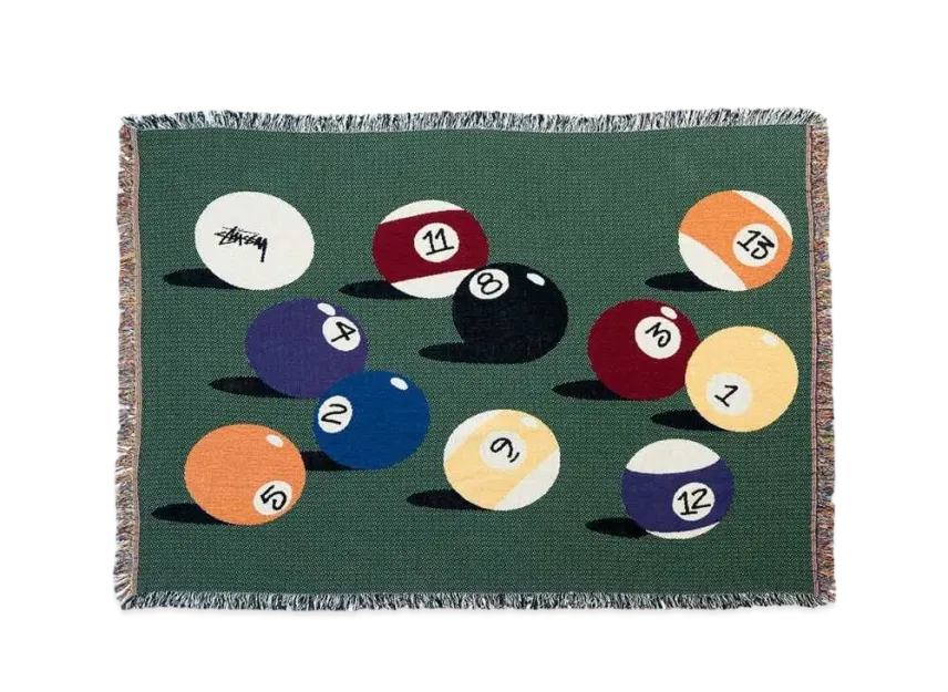 Stussy BILLIARDS TAPESTRY BLANKET Stussy BILLIARDS TAPESTRY BLANKET