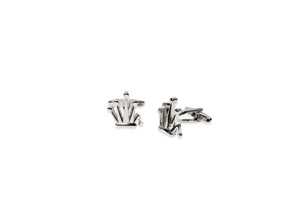 Stussy CROWN CUFF LINKS "Silver"
