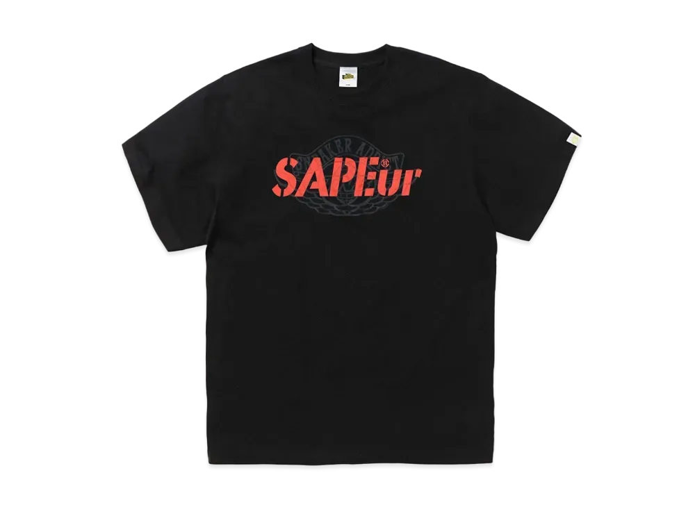 SNKRDUNK × THE NETWORK BUSINESS × SAPEur® Tee "Black/Red"