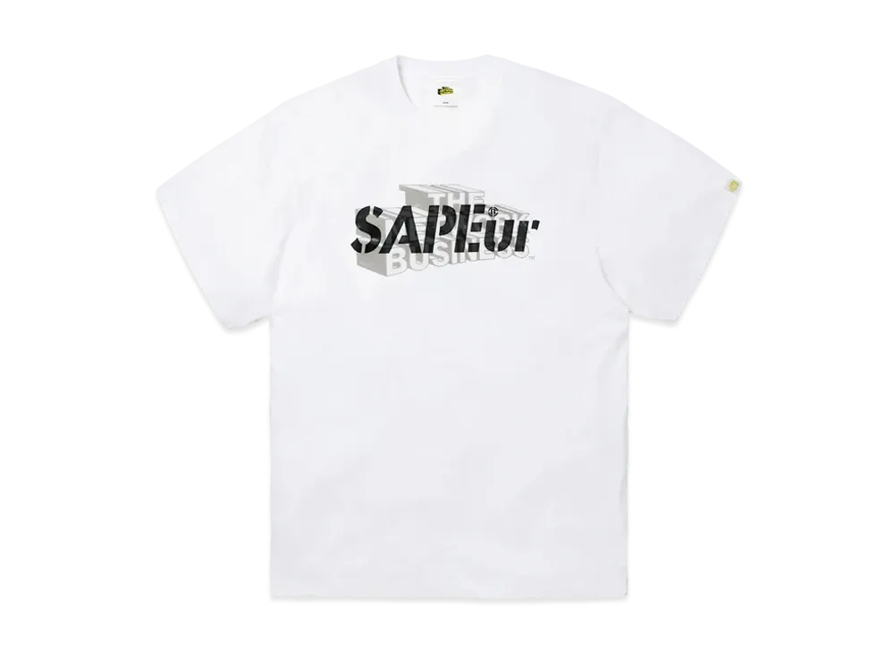 SNKRDUNK × THE NETWORK BUSINESS × SAPEur® Tee "White/Black"