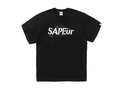 SNKRDUNK × THE NETWORK BUSINESS × SAPEur® Tee "Black/White"