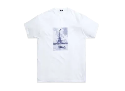 Kith Floral Navy Eiffel Tee "White"