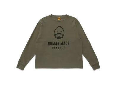 HUMAN MADE L/S T-SHIRT #3 "Olive"