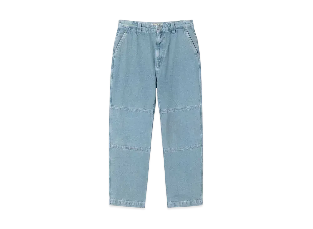 Stussy DENIM DOUBLE KNEE PANT "Stone Wash"