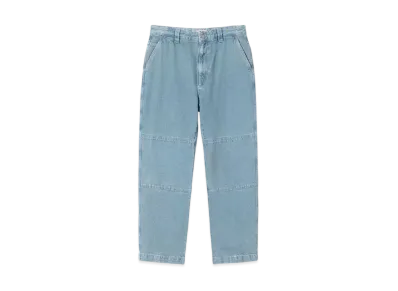 Stussy DENIM DOUBLE KNEE PANT "Stone Wash"