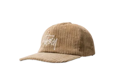 Stussy CORDUROY BIG LOGO LOW PRO CAP "Maple"