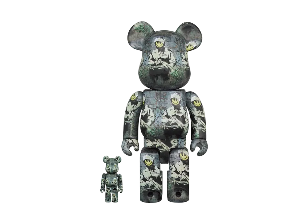 Bearbrick RIOT COP 100% & 400%