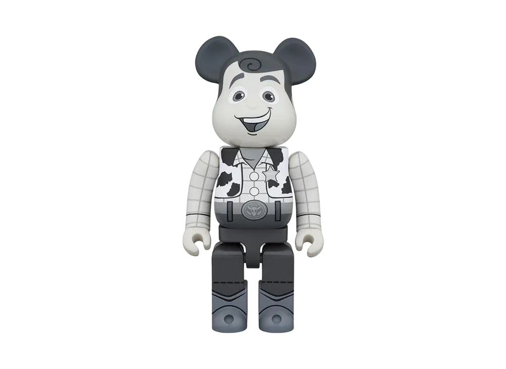 Bearbrick WOODY B&W Ver. 1000%