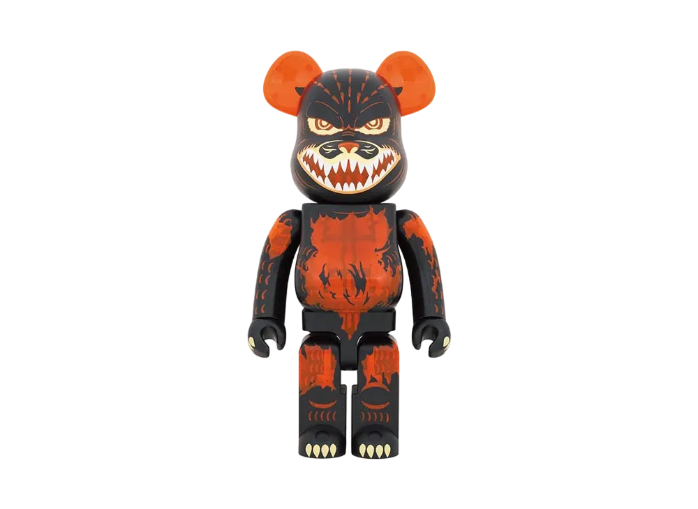 Bearbrick Godzilla VS Destroyer version Godzilla (Meltdown: Clear Orange Ver.)1000％