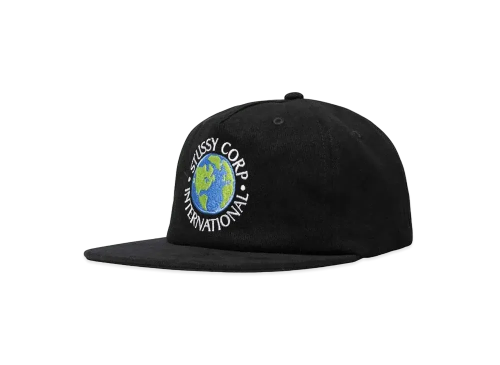 Stussy UTOPIA STRAPBACK CAP "Black"