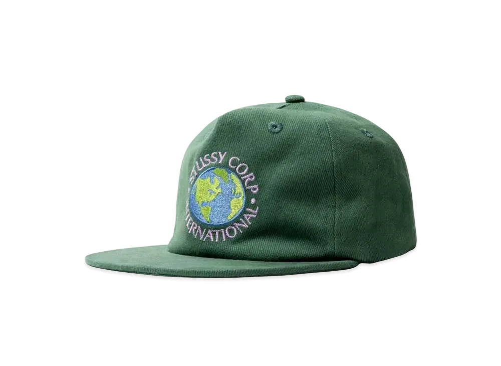 Stussy UTOPIA STRAPBACK CAP "Green"