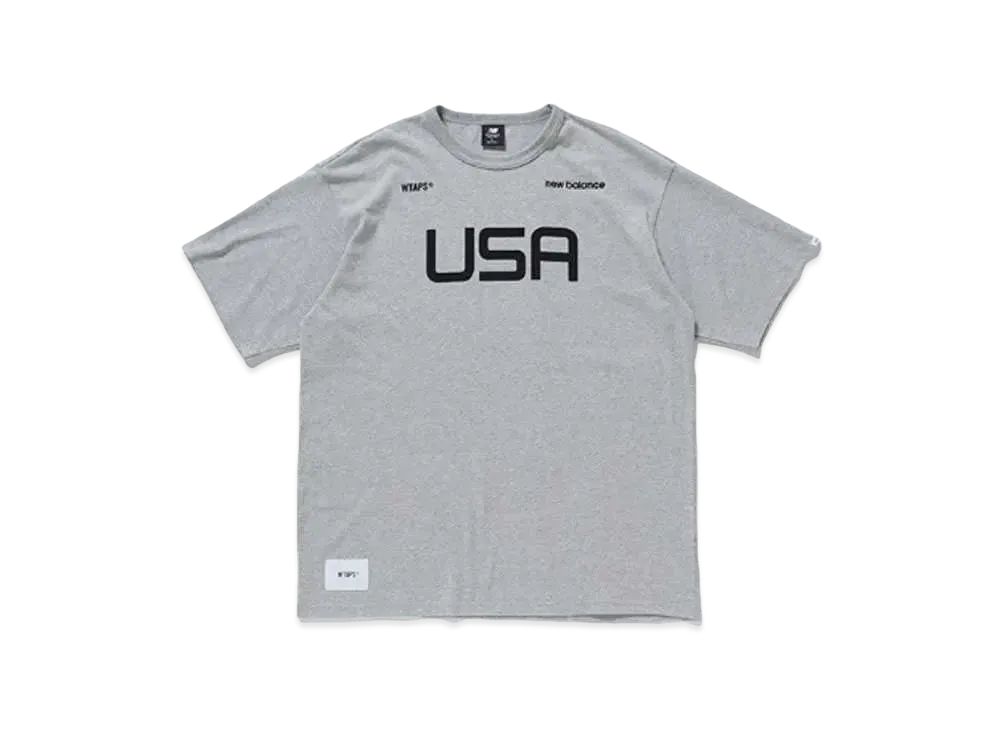 Wtaps NEW BALANCE ACADEMY SS T-SHIRT "Grey"