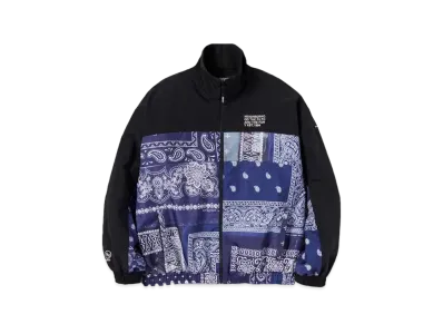 NEIGHBORHOOD BANDANA CHOPPED TRACK / E-JKT "Navy"
