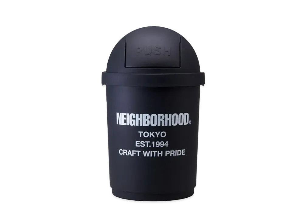 NEIGHBORHOOD CI / P-TRASH CAN "Black"