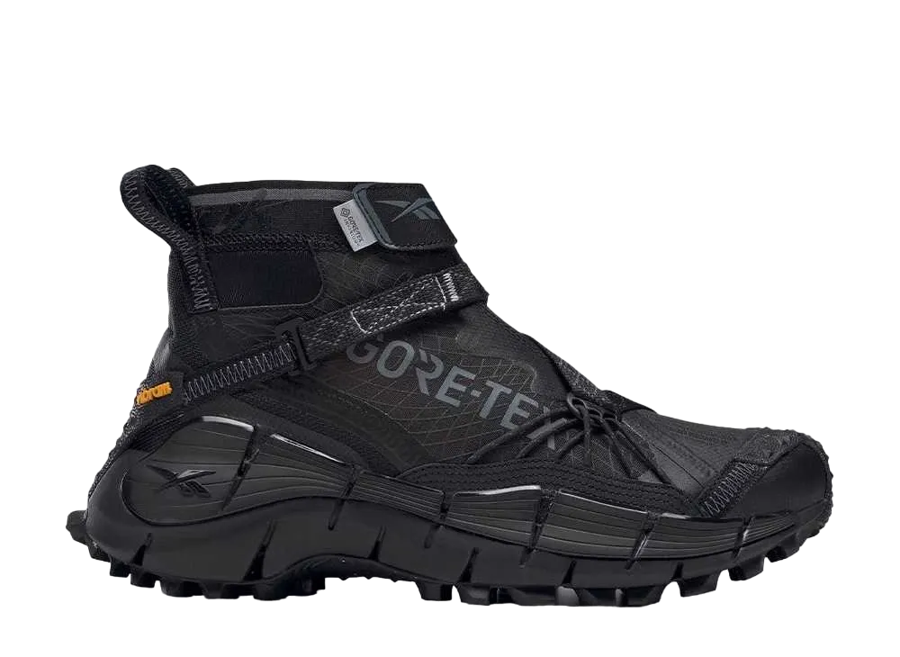 REEBOK ZIG KINETICA II EDGE GORE-TEX SHOES "CORE BLACK"