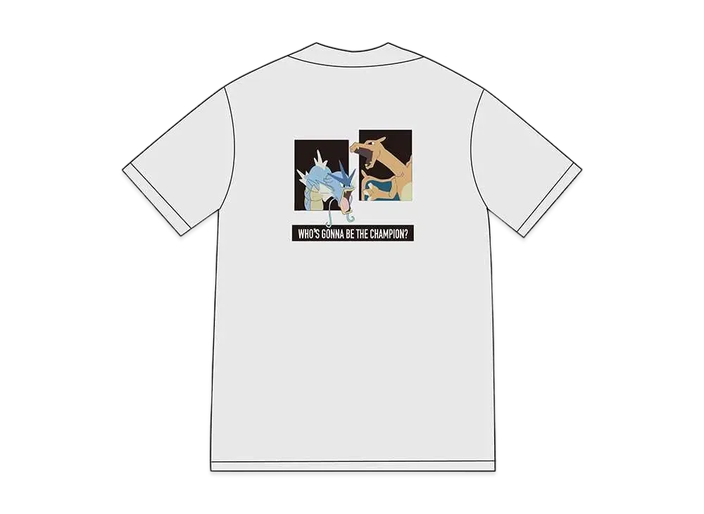 Uniqlo Pokemon AllStars UT Graphic T-Shirt Gyarados Charizard "White"