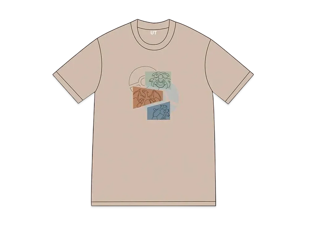 Uniqlo Pokemon AllStars UT Graphic T-Shirt "Beige"