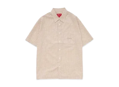 Supreme Gingham S/S Shirt "Tan"
