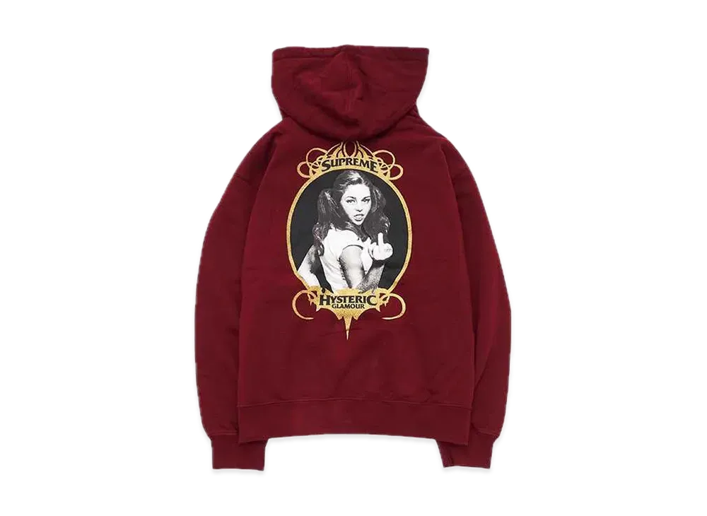 Supreme x HYSTERIC GLAMOUR Zip Up Hooded Sweatshirt 