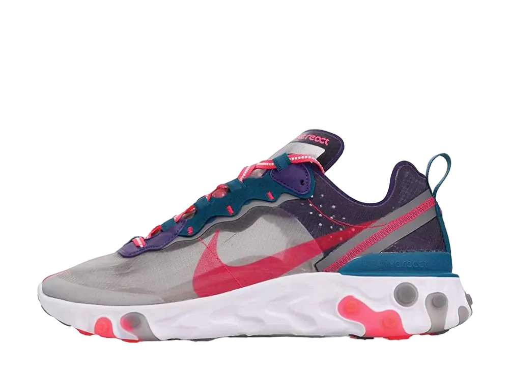 NIKE REACT ELEMENT 87 "PINK/BLUE/PURPLE"