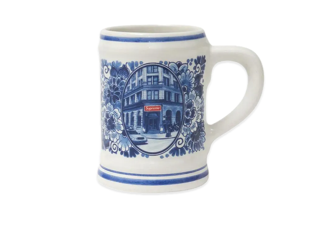 Supreme / Royal Delft 190 Bowery Beer Mug "Blue"