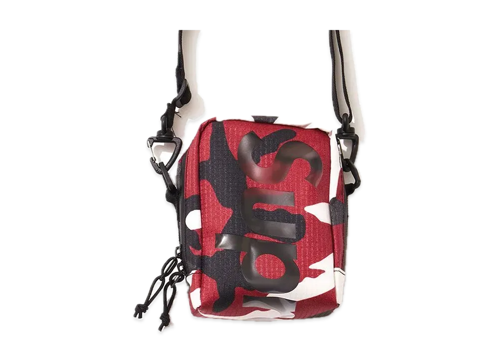 Supreme Neck Pouch 21SS "Red Camo"